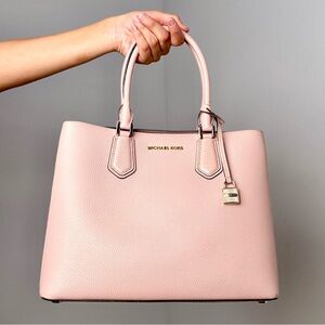 Pink Michael Kors Leather Purse